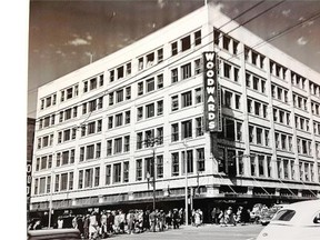 The first Woodward’s store opened in Edmonton on Oct. 15, 1926.