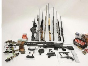 A 29-year-old Fort McMurray man was arrested and 13 firearms were seized by Alberta Law Enforcement Response Teams (ALERT) in connection to a British Columbia-based weapons trafficker.