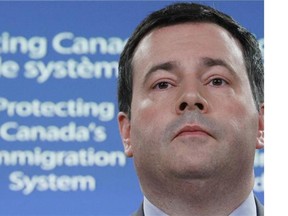 Immigration Minister Jason Kenney holds a news conference to discuss passage of the Protecting Canada's Immigration System act in Ottawa on Friday, June 29, 2012.