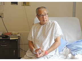Parrish Tung, the mayor of Elk Point, in northeastern Alberta, recently had a 250-kilometre trip through three hospitals to deal with a case of appendicitis. Tung is seen here recovering in the Elk Point hospital in October, after also being treated in hospitals in Cold Lake and St. Paul.