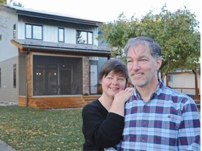 Paul and Susan Horsman’s net-zero house is outfitted with solar panels. Edmonton has become a hotbed for net zero homes in Canada.