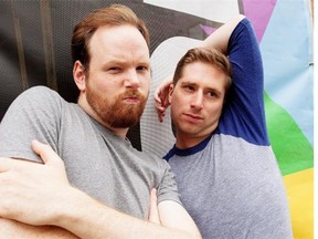 Peter Carlone, left, and Chris Wilson have taken sketch comedy and made it into full-length shows.