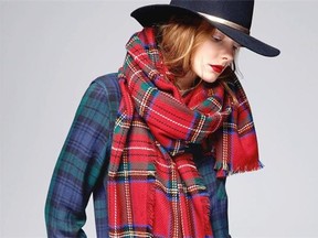 Practical and stylish, the blanket scarf is a must-have this season.