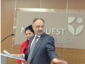 Prem and Saroj Singhmar have donated $2.5 million toward construction of a new academic building at NorQuest College.