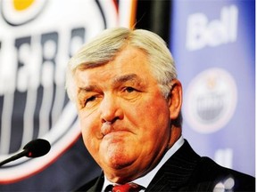 Pat Quinn was named the new head coach of the Edmonton Oilers at a media conference held at Rexall Place in Edmonton May 26, 2009.