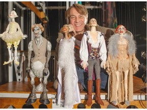 Ronnie Burkett and the cast of The Daisy Theatre, a new edition of his puppet cabaret