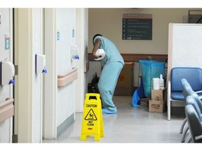 The Royal Alexandra Hospital emergency department which was cleaned and reopened after it was closed when a patient came in with a potentially contagious and unidentified illness in Edmonton on Monday Sept. 22, 2014.
