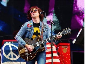 Ryan Adams performs in Edmonton on Thursday.