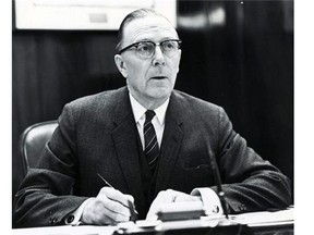 At the Social Credit Party’s annual convention in 1963, Premier Ernest Manning defended the use of police using wire taps to catch ‘sex perverts’ and drug dealers.