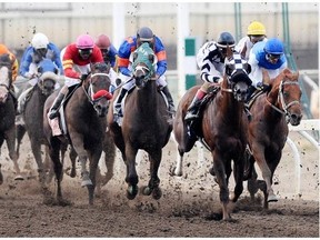 The 85th running of the Canadian Derby at Edmonton Northlands on Aug. 16, 2014. Trainer Robertino Diodoro brought home a winner for the second straight year with jockey Rico Walcott riding Edison.