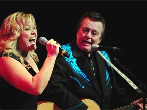 Stacie Roper of Hey Romeo and Ray St. Germain perform at the CCMA Legends Show: A Tribute to Yesterday and Today, at the Winspear Centre on Sept. 5, 2014 as part of Country Music Week.