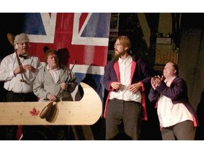A still from the 2014 Fringe production of The War of 1812