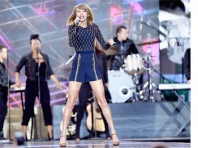 Taylor Swift Performs On ABC’s Good Morning America at Times Square on Oct. 30, 2014 in New York City.