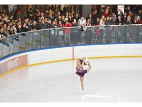 Two-time Canadian Figure Skating Champion (2013 and 2014) and 2014 Sochi Olympic Silver Medalist Kaetlyn Osmond headlined the Ice Palace Figure Skating Club’s annual Christmas show at West Edmonton Mall.