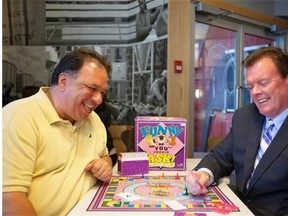 Danny Bigioni, left, and Sean Mullane, right, have released the boardgame Funny You Should Ask as a free online game. It sold about 10,000 copies in the 1990s.