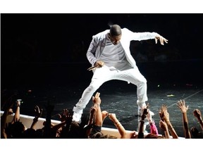 Usher performs on stage at the MTV Video Music Awards, Aug. 24, 2014.