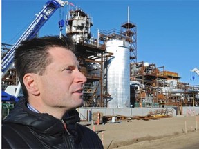 Tim Wiwchar, project manager at Shell’s Quest carbon capture and storage project, at Shell Scotford Upgrader east of Fort Saskatchewan.