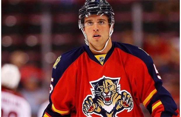 Florida Panthers defenseman Aaron Ekblad is shown during the first