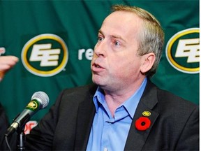 Edmonton Eskimos president and CEO Len Rhodes says it’s important that the Canadian Football League team works hand in hand with the University of Alberta Golden Bears program.