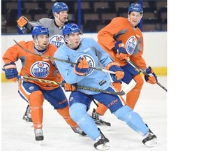 The Edmonton Oilers practised for the first time under head coach Todd Nelson’s direction at Rexall Place on Monday.