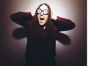 Weird Al Yankovic poses for a portrait in Los Angeles.