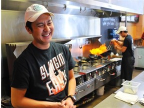 Federal changes to the temporary foreign worker program mean it will be harder for workers to come to Alberta for service industry positions. Here, Oodle Noodle store leader Ralph Umali, from the Philippines, tells the Journal his permit will expire in January.