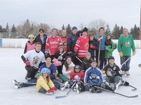 The Kirkland family at play last Christmas. Lexus dealer Bruce Kirkland is one of 11 children in a closely-knit family, that with numerous nephews and nieces, still gets together for a family hockey game and brunch on Christmas Day. “No matter how cold it is, the game still goes on,” says Kirkland.