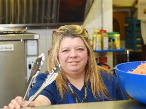 Kitchen manager Angie Bartholet of the Women’s Emergency Accommodation Centre is responsible for creating two hearty meals a day, 365 days a year, at the shelter.