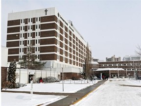 The Misericordia Hospital in Edmonton’s west-end.