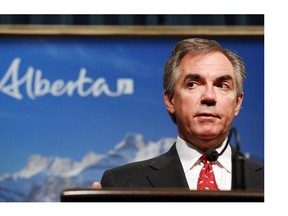 Premier Jim Prentice on Friday said the “collapse” of Alberta’s resource revenues could force the province to run up debt to avert a recession.