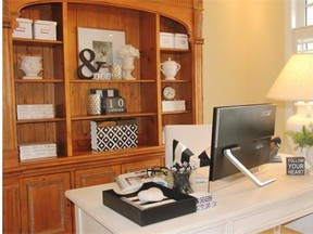 Organizing your home office can be fun if you choose a theme and colour scheme to pull it all together.