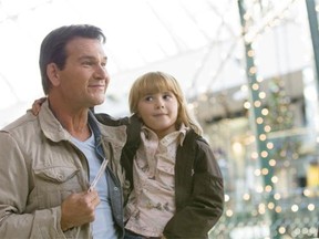 Patrick Swayze and Amy Schlagel wandered around West Edmonton Mall in Christmas in Wonderland (2007).