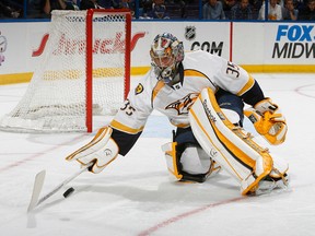 Nashville Predators goalie Pekka Rinne.