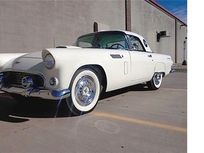 A photograph of the fully restored 1956 Thunderbird purchased by Premier Jim Prentice at a Scottsdale, Ariz., car auction on Sun., Jan. 18. The Premier, a car buff, has been looking for a car like this for “a long time,” a spokeswoman said.