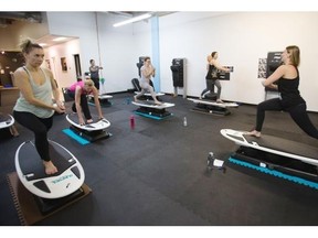 The Surfset class takes place in a gym located at 4447 99th St.
