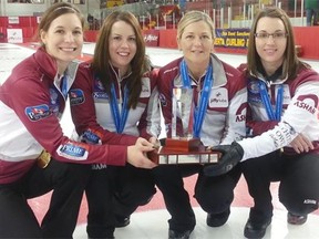 Val Sweeting of Edmonton’s Saville Centre beat clubmate Chelsea Carey on Sunday afternoon to win the 2015 Alberta Scotties Tournament of Hearts women’s curling championship at the Lacombe Arena.