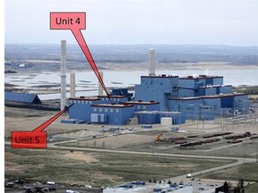 This is the proposed Genesee power-generating facilities with labels indicating Genesee 4, Genesee 5.