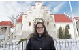 Alanna Lastiwka, a local blogger, visits Angsar Danish Lutheran Church in Edmonton as part of her blog project, 100 Churches 100 Sundays