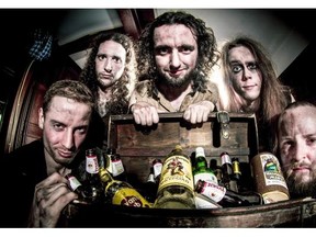 Alestorm plays the Pawn Shop on Wednesday Feb. 11, 2015.