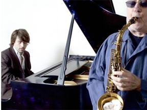 American jazz legend Lee Konitz (right) and French American pianist Dan Tepfer perform together Sunday at the Yardbird.