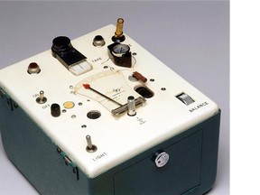 Breathalyzer machine circa 1960s.