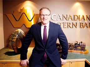 Chris Fowler, president and CEO of Canadian Western Bank, says the company is being judged on its Alberta address more than its asset management.