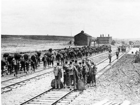 Edmonton was invaded by a friendly army of American military during the Second World War. The city was the staging area for the construction of the Alaska Highway.