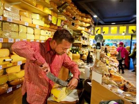The Edmonton Journal Newwest Travel food tour to Amsterdam includes a close encounter with Dutch cheese.