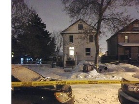 Edmonton Police Service were investigating after a woman was found dead in a rooming house on 95A Street and 112th Avenue on Monday, Feb. 9, 2015.