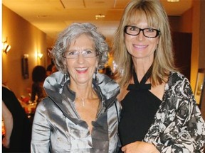 Estelle Dube-Parent, left, and Cheryl Lupul at the It Takes Two Gala