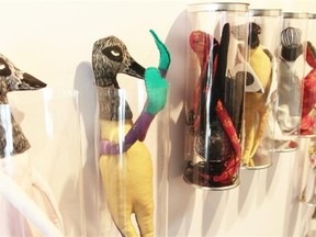 Some of the hybrid creatures found in Eunkang Koh's Humanity Bites series, which explores the idea of consumer individuality.