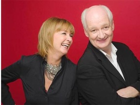 From left, Debra McGrath and Colin Mochrie, wife and husband comedic duo, have appeared together on Little Mosque on the Prairie. They will appear at the Winspear Centre on March 2, 2015.