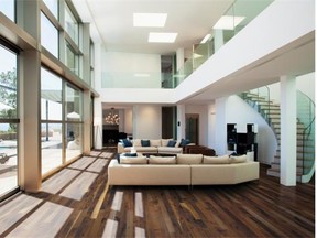 The Lauzon flooring brand converts toxic contaminants in the home into harmless molecules.
