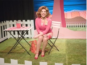 Louise Lambert as Trisha Lee in Northern Light Theatre’s production of The Pink Unicorn, running February 20-28, 2015 in the PCL Studio in the ATB Financial Arts Barns